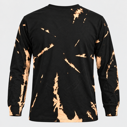 Peace Skeleton Long Sleeve: Black