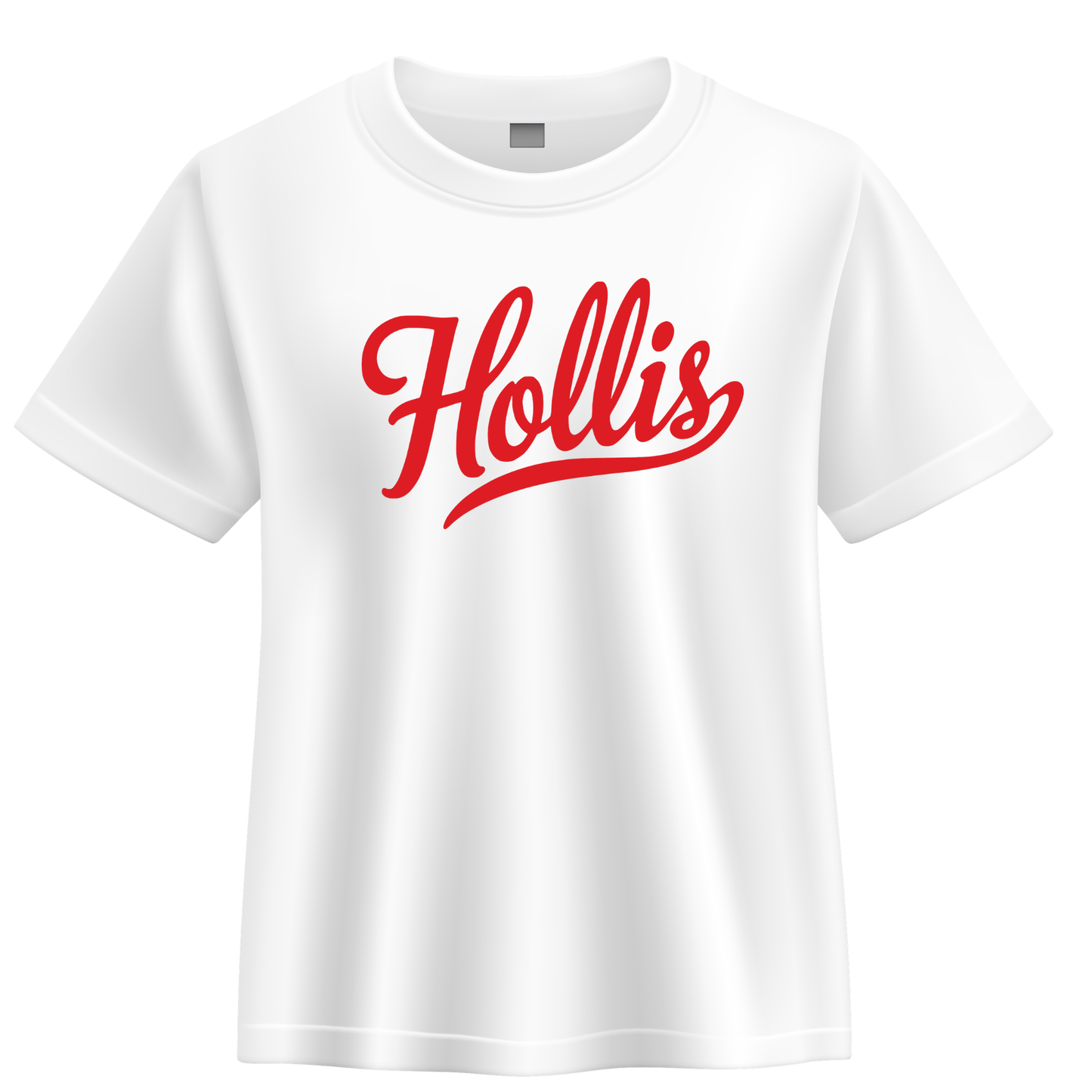 Hollis Script Tee Red
